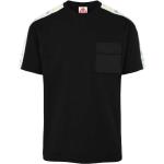Svarta Kortärmade Kortärmade T-shirts från Kappa på rea i Storlek M för Herrar 