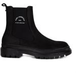 Svarta Ankle-boots från Karl Lagerfeld på rea i Mocka för Herrar 