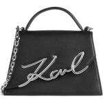 Karl Lagerfeld Signature Medium Handväskor svart