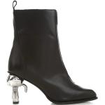 Svarta Ankle-boots från Karl Lagerfeld med Dragkedja med Klackhöjd över 9cm i Läder för Damer 