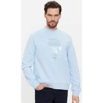 Blåa Sweatshirts från Karl Lagerfeld i Storlek M för Herrar 