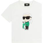 Vita T-shirts med tryck för Pojkar i Storlek 152 från Karl Lagerfeld från Kids-World.se på rea 