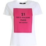 Vita T-shirts med tryck från Karl Lagerfeld på rea i Bomull för Damer 