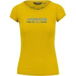 Gula Kortärmade Tränings t-shirts från Karpos på rea i Storlek XS i Material som andas för Damer 