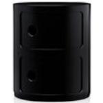 Kartell - Componibili 4966, Black, 2 Compartments - Hurtsar