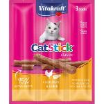 Kattgodis Vitakraft Cat Stick Mini Kyckling/Lever 3p