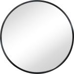 Svarta Runda speglar med diameter 70cm 