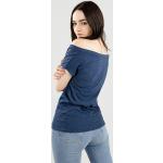 Mörkblåa T-shirts med tryck från Kazane på rea i Storlek XS i Polyester för Damer 