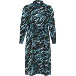 Knälånga Marinblåa Skjortklänningar från Kaffe i Storlek XL för Damer 