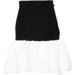 Svarta Minikjolar i Tweed för Damer 