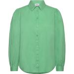 Gröna Långärmade Långärmade blusar från Saint Tropez i Storlek XS för Damer 