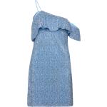 Blåa Jerseyklänningar med paljetter från Stine Goya i Storlek S i Jerseytyg för Damer 