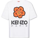 Blommiga Vita Kortärmade T-shirts från KENZO på rea i Storlek L i Bomull för Herrar 