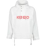 Kenzo Logo Windbreaker White, Herr