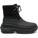 Höst Svarta Ankle-boots från KENZO på rea med rundad tå i Gummi för Herrar 