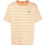Randiga Orange Kortärmade T-shirts från KENZO Logo på rea i Bomull för Herrar 