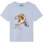 Blåa T-shirtar för Pojkar i Storlek 128 från KENZO Tiger från Kids-World.se på rea 