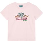 Rosa T-shirts med tryck för Flickor i Storlek 116 från KENZO från Kids-World.se på rea 