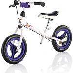 Kettler Hjulhjul Speedy Pablo 2.0 – idealisk löpningscykel – barncykelhjul med däckstorlek: 12,5 tum – stabilt och säkert hjulhjul från 3 år – vit & lila