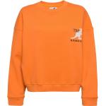 Kg Lennox M03 Crewneck Tops Sweat-shirts & Hoodies Sweat-shirts Orange Kangol