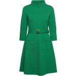 Knälånga Gröna Knälånga klänningar från Jumperfabriken i Storlek L för Damer 