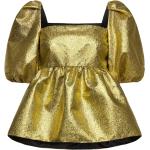 Guldiga Kortärmade Kortärmade blusar från Stine Goya i Storlek XXS i Organza för Damer 