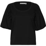 Svarta Kortärmade Kortärmade T-shirts från InWear i Storlek XXS 