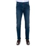 Blåa Slim fit jeans från KITON på rea i Denim för Herrar 