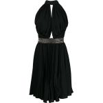 Svarta Draperade klänningar med nitar från Philipp Plein på rea i PVC för Damer 