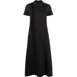Vintage Hållbara Svarta Kortärmade klänningar med virkning från Comme des Garçons i Storlek S i Bomull för Damer 
