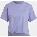 Hållbara Ljuslila Tränings t-shirts från adidas i Storlek XS med Rund ringning i Bomull för Damer 