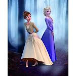 Hållbara Flerfärgade Frozen Elsa Fotoposters från Komar i Trä 