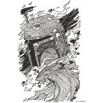Komar Väggbild – Star Wars Boba Fett Drawing – Sto