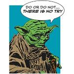 Komar väggbild Star Wars Classic Comic Quote Yoda