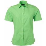 Limegröna Kortärmade Kortärmade skjortor för Damer 