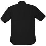 Svarta Kortärmade Kortärmade skjortor för Herrar 