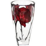 Röda Vaser från Kosta Boda i Kristall - 38 cm 