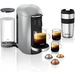 Krups Vertuo Plus silver espressomaskin, Nespresso, kaffemaskin, kaffebryggare, 5 koppar storlekar, 1,8 L, kaffekapsel, YY4152FD