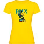 Gula Kortärmade Tränings t-shirts från Kruskis i Storlek XL i Jerseytyg för Damer 