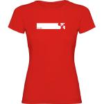 Kruskis Train Frame Short Sleeve T-shirt Röd S Kvinna