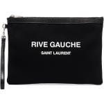 Svarta Clutches från Saint Laurent Paris i Läder för Damer 