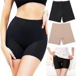 Gråa Shaping shorts med hög midja i Storlek XL i Material som andas för Damer 
