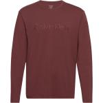Bruna Långärmade Långärmade T-shirts från Calvin Klein i Storlek XL 