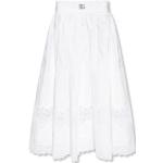 Knälånga Vita Spetskjolar från Dolce & Gabbana på rea i Storlek XS för Damer 
