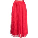 Röda Plisserade kjolar från Twinset på rea i Storlek XL i Spets för Damer 