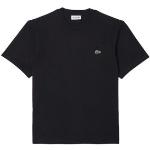 Svarta Tränings t-shirts från Lacoste Classic i Jerseytyg för Herrar 