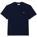 Marinblåa Tränings t-shirts från Lacoste Classic i Jerseytyg för Herrar 
