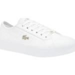 Lacoste Dam Ziane Plus Sneaker - Vit White, Dam