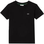 Ekologiska Svarta T-shirts för barn från Lacoste i Storlek 98 