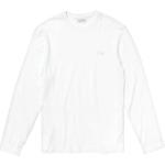 Vita Långärmade Kortärmade T-shirts från Lacoste i Storlek M i Bomull för Herrar 